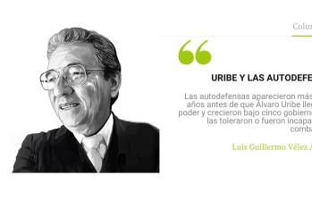 Uribe y las autodefensas