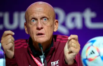 El italiano Pierluigi Collina es el responsable del arbitraje en la FIFA. FOTO AFP