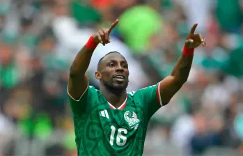 El delantero colombomexicano Julián Quiñones suma 3 goles en el Mundial 2026 vistiendo la camiseta de la Selección de México. FOTO AFP