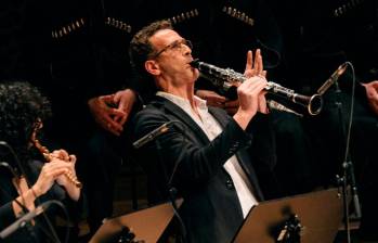 Gilad Harel es un experto en la música klezmer y la interpretará por primera vez en Medellín este 5 de agosto. FOTO Cortesía Filarmed.