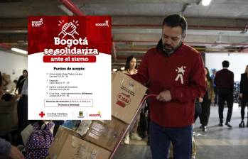 El alcalde Galán compartió los puntos de acopio en la capital a través de sus redes sociales. Foto: Colprensa