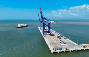 Las pruebas en Puerto Antioquia se limitan a movimientos internos y marítimos, por lo cual no implican el embarque de carga de exportación ni el ingreso de mercancías por la puerta principal. FOTO: CORTESÍA