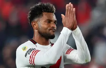Miguel Ángel Borja llegó a River Plate en 2022. FOTO AFP