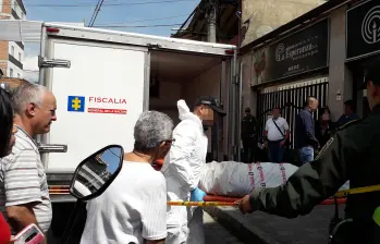 Foto de referencia del levantamiento de un cuerpo. FOTO el colombiano