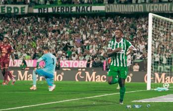 Andrés Felipe Román marcó gol en la última final que disputó Atlético Nacional por liga. FOTO: X NACIONALOFICIAL