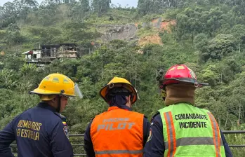 En la zona continúa la inestabilidad geológica por movimientos en masa de tipo deslizamiento y flujo de lodos activo. Foto: Cortesía