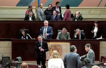 Poco antes de las 5 de la tarde de este miércoles, 26 de noviembre, arrancó el debate del proyecto de reforma tributaria. FOTO tomada de YouTube