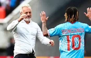 Tras el empate contra Portugal, Sébastien Desabre tiene plena confianza en sus hombres para lograr un buen resultado ante Colombia. FOTO: AFP