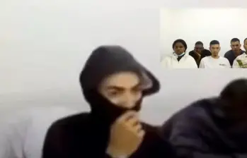 Los cinco capturados por el crimen de la mujer embarazada, presuntamente cometido para robarle a su bebé, no aceptaron los cargos imputados por la Fiscalía. FOTO: CAPTURA DE PANTALLA.