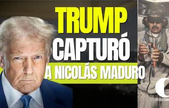 El presidente de Estados Unidos anunció el éxito de una operación militar en la que fue capturado Nicolás Maduro. FOTO: El Colombiano