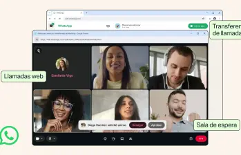 WhatsApp estrena llamadas desde WhatsApp Web sin necesidad de descargar aplicaciones, junto a nuevas funciones de transferencia entre dispositivos, sala de espera, video QuickHD y cancelación de ruido de fondo. FOTO cortesía WhatsApp/Meta