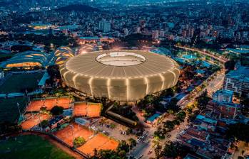 El alcalde Federico Gutiérrez presentó la alianza con La Liga para asesorar toda la modernización del estadio Atanasio Girardot. FOTO: CORTESÍA ALCALDÍA DE MEDELLÍN