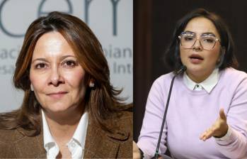 Ana María Vesga le respondió a los cuestionamientos de la congresista por su título de maestría. Foto: Colprensa