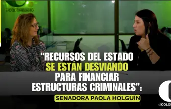 “Recursos del Estado se desvían para financiar estructuras criminales”: Senadora Paola Holguín