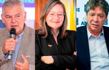 Jaime Alberto Cabal, presidente de Fenalco (izq.), y Bruce Mac Master, presidente de la Andi (der.), rechazaron las solicitudes de información de la Superintendencia de Industria y Comercio (SIC), que lidera Cielo Rusinque, a las empresas.