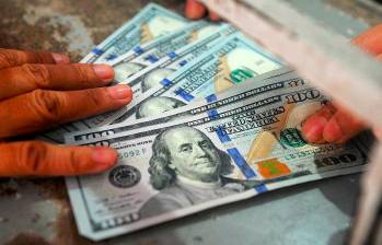 El dólar en Colombia cayó a su nivel más bajo en 58 días. FOTO GETTY. 
