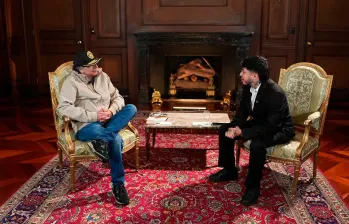 Westcol entrevistó al presidente Gustavo Petro el pasado 26 de marzo, la transmisión llegó a tener más de 800.00 personas conectadas. Foto: Presidencia