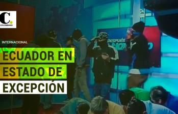 Hombres armados se toman en directo un canal de televisión pública en Ecuador