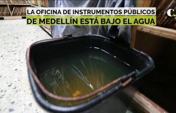 Goteras ponen en riesgo datos de predios y bienes