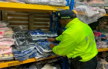 Las más de 10.000 prendas tenían un valor comercial superior a los $1.000 millones. FOTO: CORTESÍA