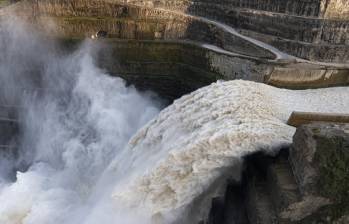 Vista general del proyecto hidroeléctrico de Hidroituango. FOTO: Manuel Saldarriaga Quintero