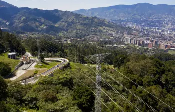 Panorámica de la Transversal de La Montaña en Envigado. FOTO: EL COLOMBIANO