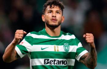 Luis Javier Suárez, goleador en la Liga de Portugal. FOTO AFP