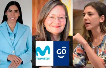 La fusión Tigo–Movistar reconfigura el mercado móvil y deja al Gobierno en el centro del debate por su doble rol como regulador y accionista. En la foto, de izquierda a derecha: Carmen Murcia (ministra TIC); Cielo Rusinque (superintendente de Industria y Comercio); Susana Gómez (representante a la Cámara) FOTO: COLPRENSA Y CORTESÍA