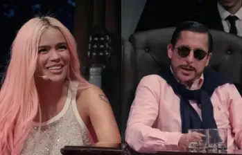 Durante la gira Mañana será bonito, Karol G participó en el programa de JuanPis González. Foto: Cortesía @elshowdejuanpis