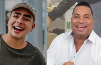 Felipe Saruma y el creador de contenido ‘Pechy Players’. Fotos: redes sociales