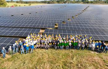 Las plantas solares de Erco en Tolima ya están entregando energía al Sistema Interconectado Nacional. FOTO Cortesía Erco