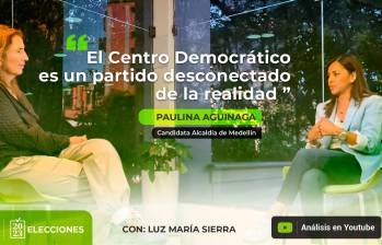“El Centro Democrático es un partido desconectado de la realidad”: Paulina Aguinaga