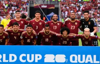 Venezuela viene de caer 2-1 ante Ecuador. FOTO AFP