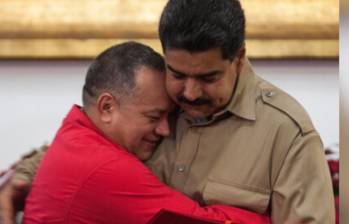 La complicidad entre Diosdado Cabello y Nicolás Maduro. Foto. Colprensa 