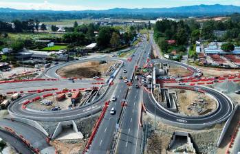 Se estima que por el intercambio vial se movilicen hasta 6.500 vehículos por hora. FOTO: Camilo Suárez