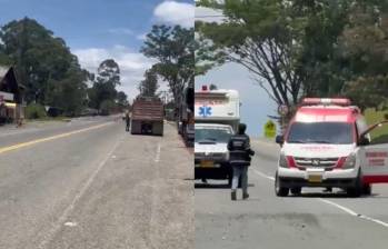 Videos tras el atentado en la vía Panamericana se compartieron a través de redes sociales. Foto: Captura de video