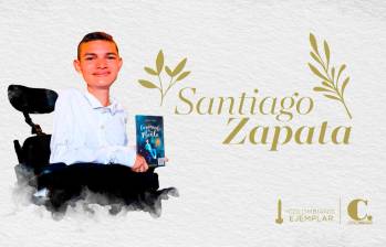 Santiago Zapata, un escritor que camina con la mente