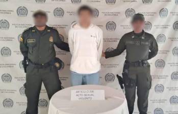 Este es el agresor sexual capturado en flagrancia en el bus intermunicipal entre Santa Fe y Venecia. FOTO: CORTESÍA