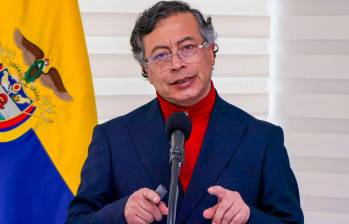 El presidente Gustavo Petro no destapó la cifra del aumento del salario mínimo para 2026, en su alocución de este martes. FOTO PRESIDENCIA