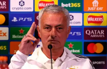 José Mourinho, de 63 años, suena fuerte para retornar al Real Madrid. FOTO AFP