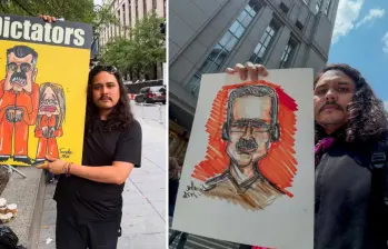 Luego de salir de los estrados hace dos semanas, Torrealba dibujó el cambio físico que ha tenido Maduro tras meses en la cárcel. FOTO @jorgetorrealba 