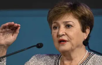 Kristalina Georgieva, directora gerente del Fondo Monetario Internacional (FMI). FOTO: Getty.