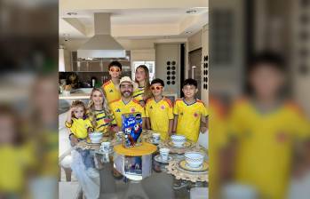 Abelardo de la Espriella con su esposa Ana Lucía Pineda y sus cuatro hijos: Lucía, Salvador, Filippo y Francesca. Foto: Redes Sociales
