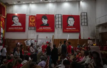 Partido Comunista de Venezuela. Foto: AFP.