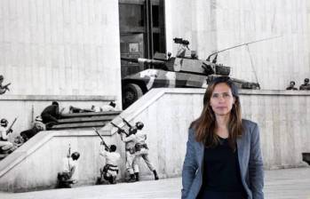 Desde la toma y retoma al Palacio de Justicia han pasado 38 años y Helena es una de las voces más representativas de las víctimas del holocausto. FOTO: Colprensa/ Cancillería