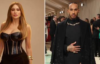 Sofía Vergara y Lewis Hamilton en Nueva York: la actriz y el piloto fueron fotografiados durante un almuerzo, lo que ha alimentado los rumores sobre una nueva relación. FOTOS Getty