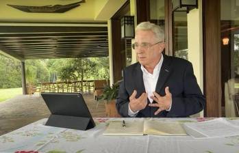 Álvaro Uribe Vélez, expresidente y líder del Centro Democrático. Foto: EL COLOMBIANO.