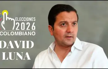 David Luna, candidato a la Presidencia en las Elecciones 2026.