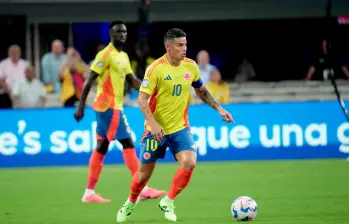 James Rodríguez volverá a liderar a Colombia en un Mundial. Foto: Juan Antonio Sánchez Ocampo.