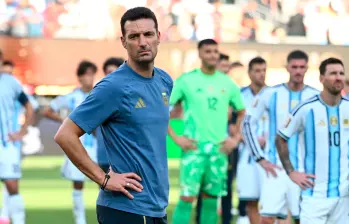 Lionel Scaloni también estaría podría renunciar al cargo de seleccionador de Argentina. FOTO GETTY